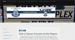 Desktop Screenshot of clubxsoccer.com
