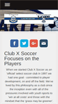 Mobile Screenshot of clubxsoccer.com